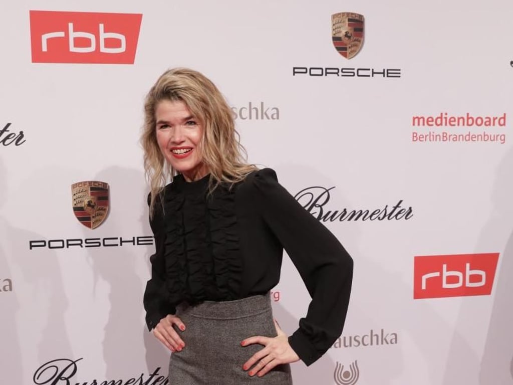 Auch Anke Engelke kam zur Medienboard-Party. Foto: Jörg Carstensen