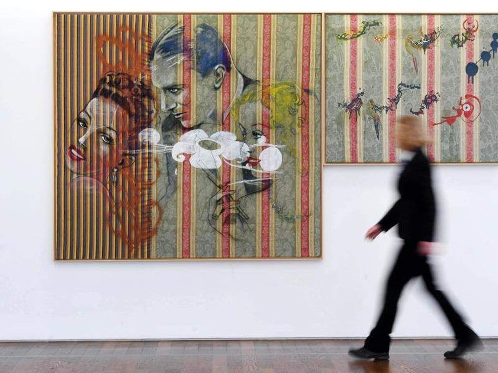 «Hollywood» nannte Sigmar Polke sein Werk aus dem Jahr 1971. Foto: Uli Deck