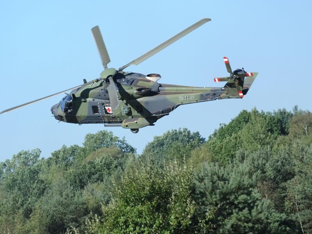 Die Bundeswehrhubschrauber vom Typ NH 90 können derzeit nur eingeschränkt eingesetzt werden. Foto: Peter Steffen