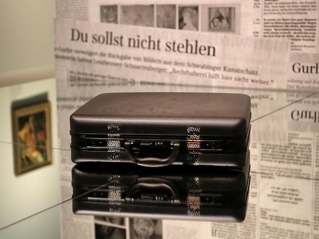 Der Koffer von Cornelius Gurlitt. Foto: Oliver Berg