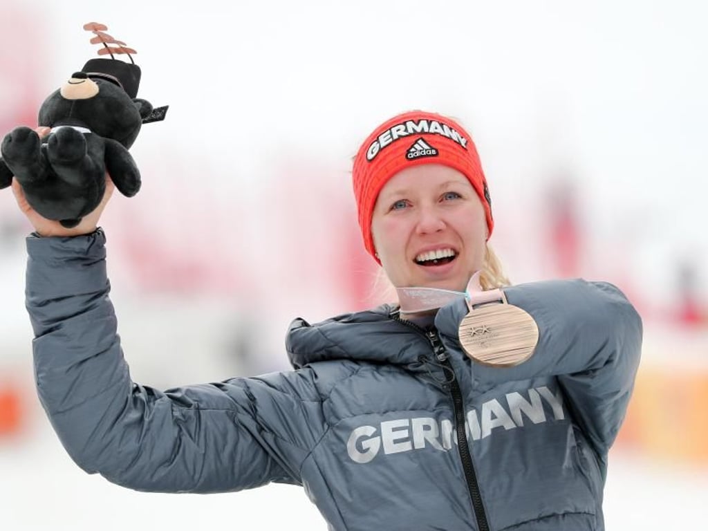 Andrea Rothfuss freute sich über die Bronzemedaille. Foto: Jan Woitas