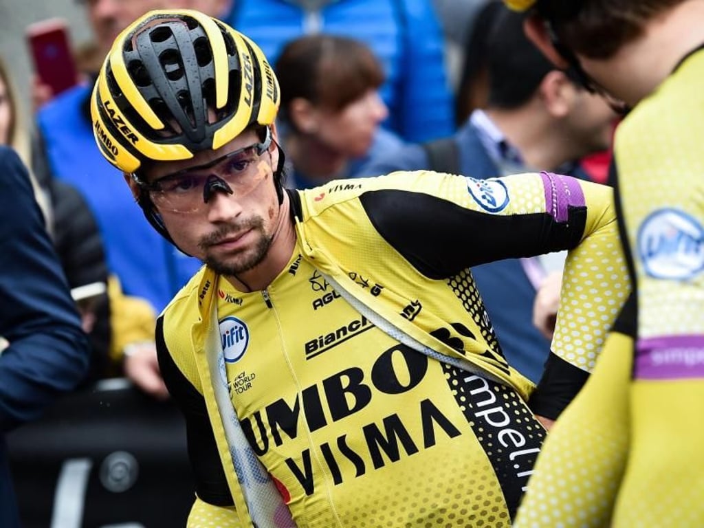 Verlor auf der Königsetappe weiter an Zeit beim 102. Giro d'Italia: Primoz Roglic. Foto: Massimo Paolone/Lapresse/Lapresse via ZUMA Press