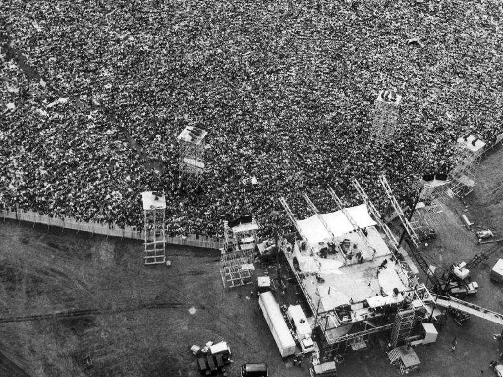 Das Woodstock-Festival schrieb vor 50 Jahren Geschichte. Foto: Marty Lederhandler/AP