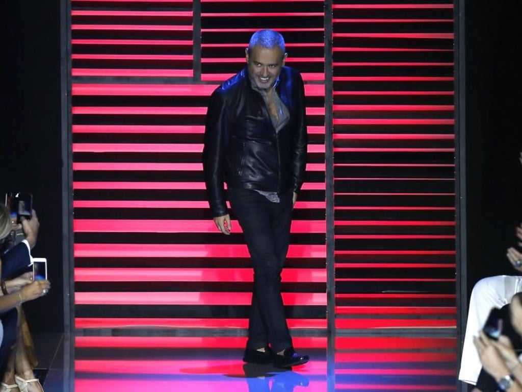 Designer Elie Saab nach der Show in Paris. Foto: Ian Langsdon