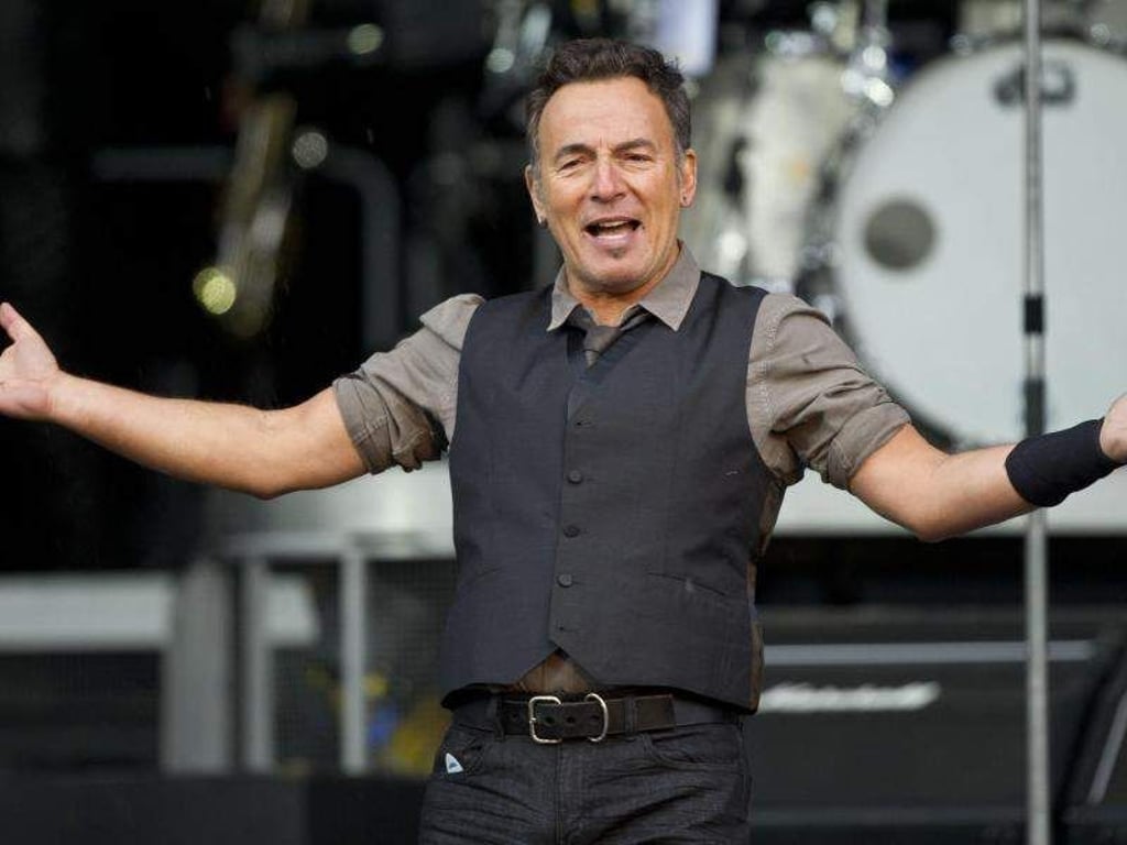 Solidarisiert sich mit «Freiheitskämpfern» und sagt ein US-Konzert ab: der Sänger Bruce Springsteen. Foto: Lukas Barth