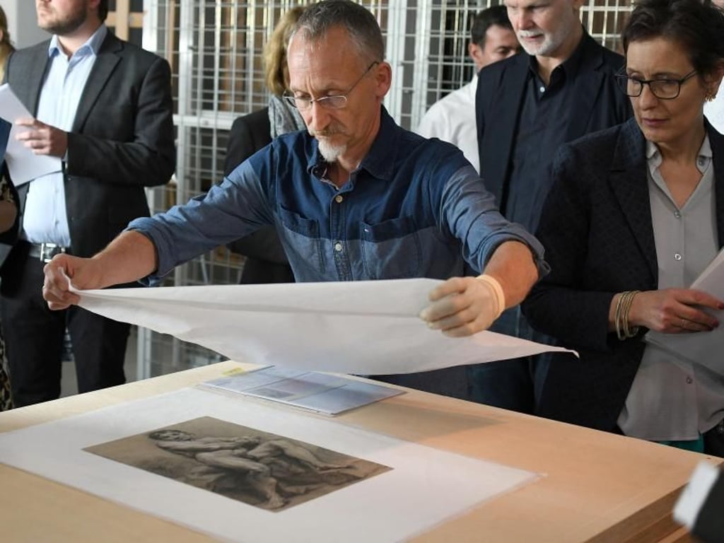 Rokoko-Kunst: «Männlicher Akt» von François Boucher (1703-1770). Foto: Henning Kaiser