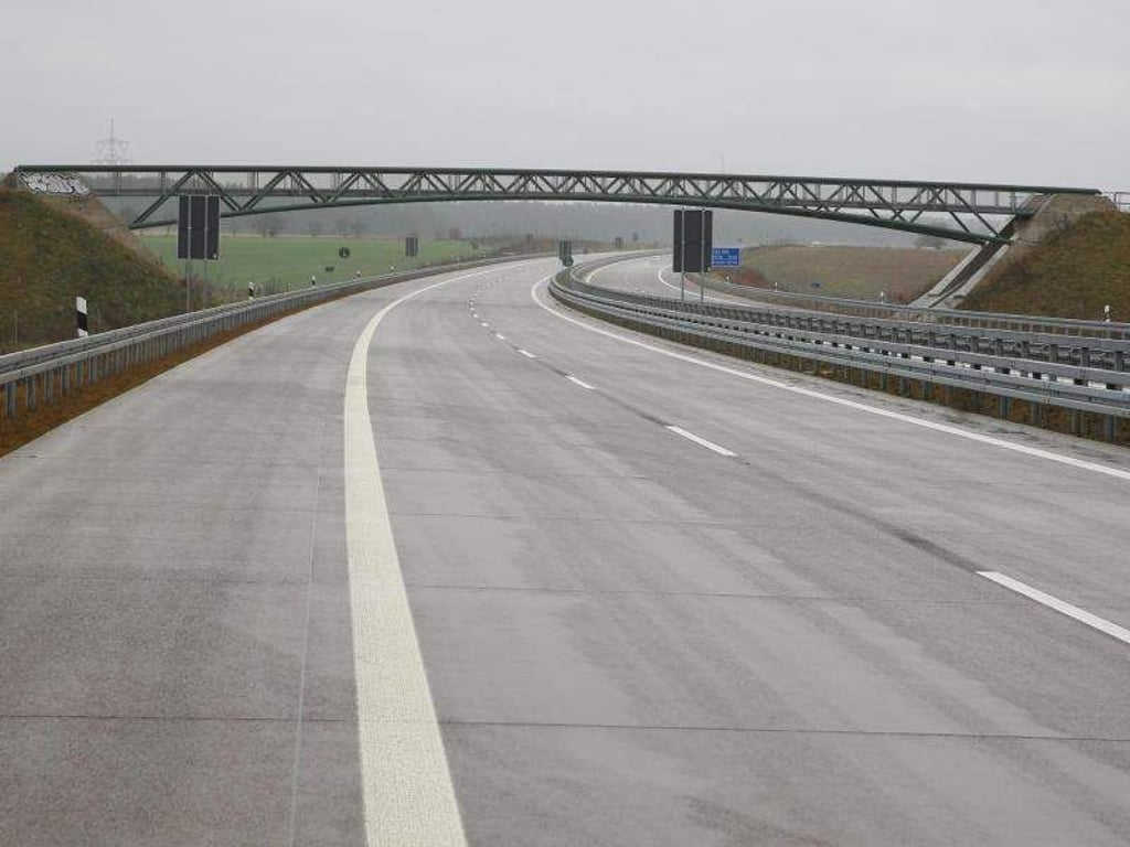 A 14 bei Colbitz. Foto: Peter Gercke/Archiv