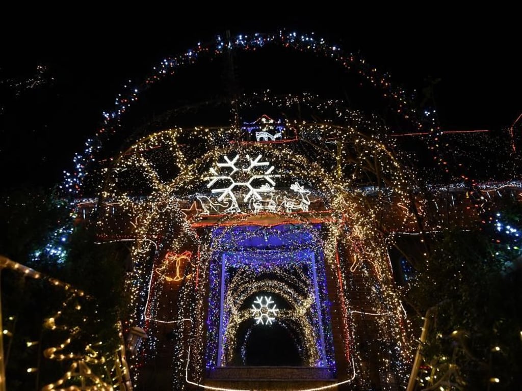 Das Weihnachtshaus in Calle ist eine Attraktion. Foto: Carmen Jaspersen