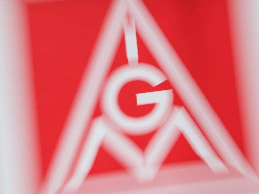 Das Logo der IG Metall. Foto: Sebastian Gollnow