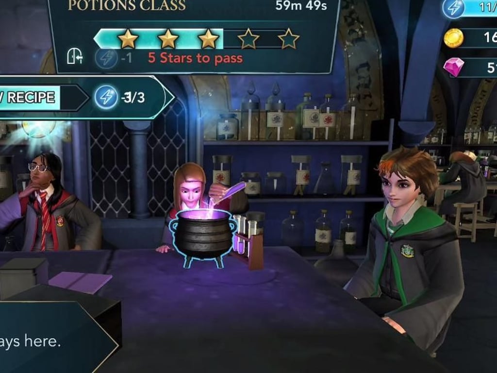 Tränke brauen, Zauber lernen - in «Harry Potter: Hogwarts Mystery» schlüpft man in die Rolle eines Hogwarts-Schülers.
Foto: Warner Bros.