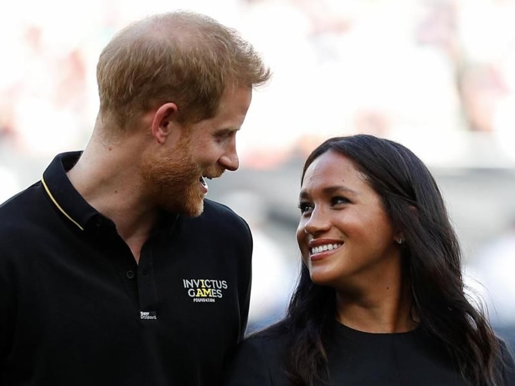 Der britische Prinz Harry und seine Frau, Herzogin Meghan. Foto: Peter Nicholls