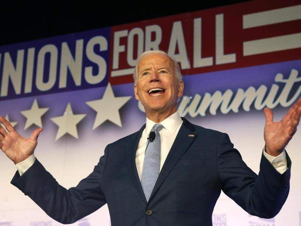 Joe Biden bewirbt sich um die Präsidentschaftskandidatur der Demokraten für die Wahl 2020. Foto: Ringo H.W. Chiu/FR170512 AP/dpa