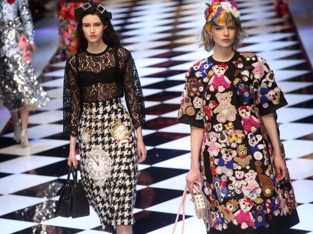 Keine Angst vor Farben bei Dolce & Gabbana in mailand. Foto: Matteo Bazzi