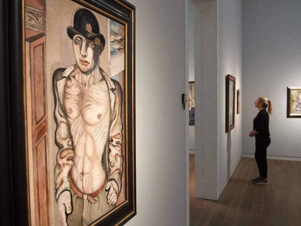 Das Gemälde «Der Artist» von Jankel Adler, ein Selbstporträt des Künstlers. Foto: Bernd Thissen