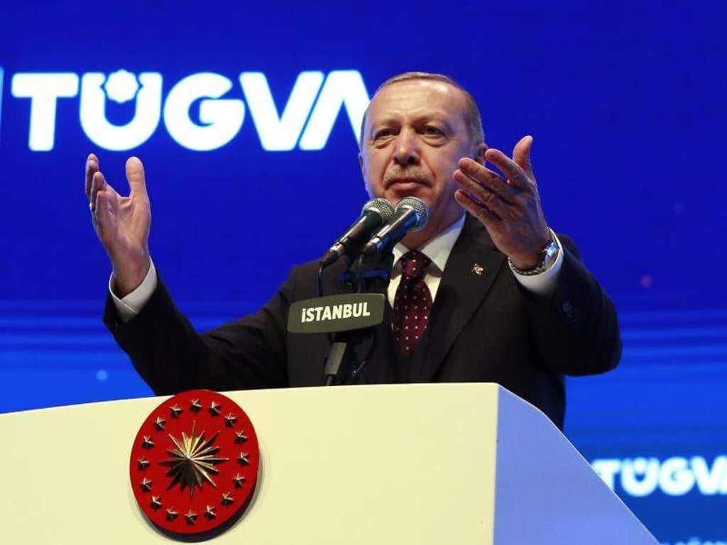 Hat US-Präsident Donald Trump für das nächste Jahr in die Türkei eingeladen: der türkische Staatschef Recep Tayyip Erdogan. Foto: Presidential Press Service/AP