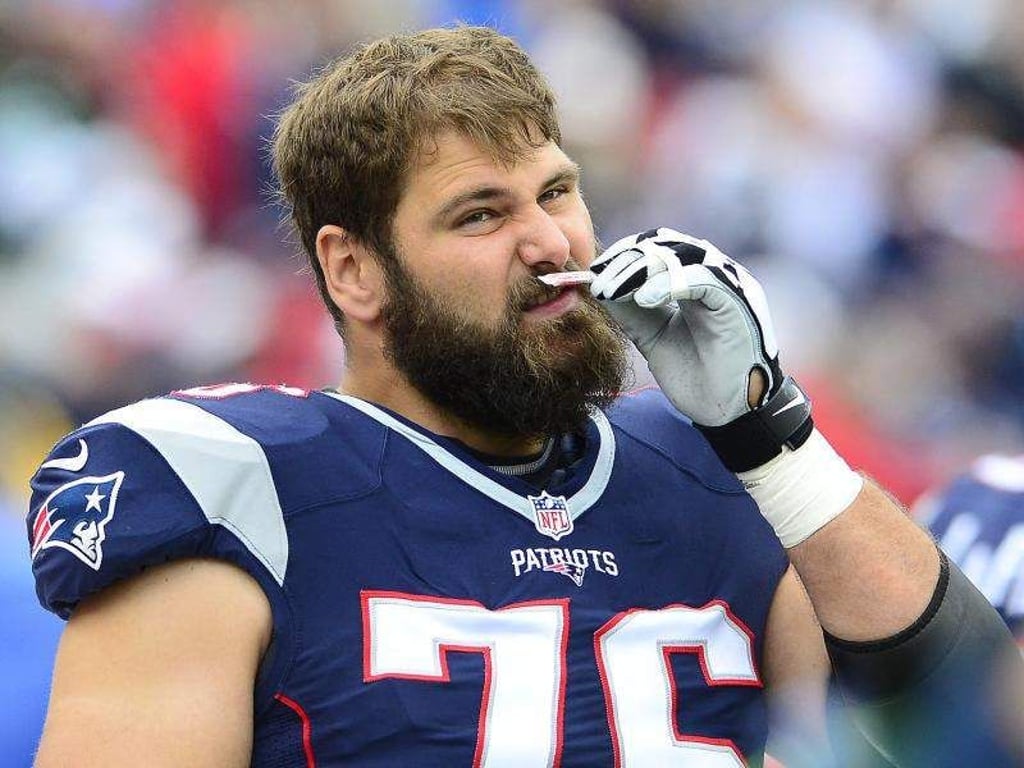Sebastian Vollmer von den New England Patriots: «Ich bin auf alle Fälle eher am Ende meine Karriere als am Anfang.» Foto: John Cetrino