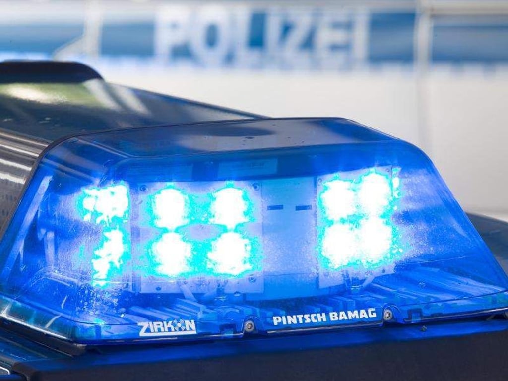 Eine Blaulicht leuchtet auf einem Polizeiwagen. Foto: Friso Gentsch/Archiv