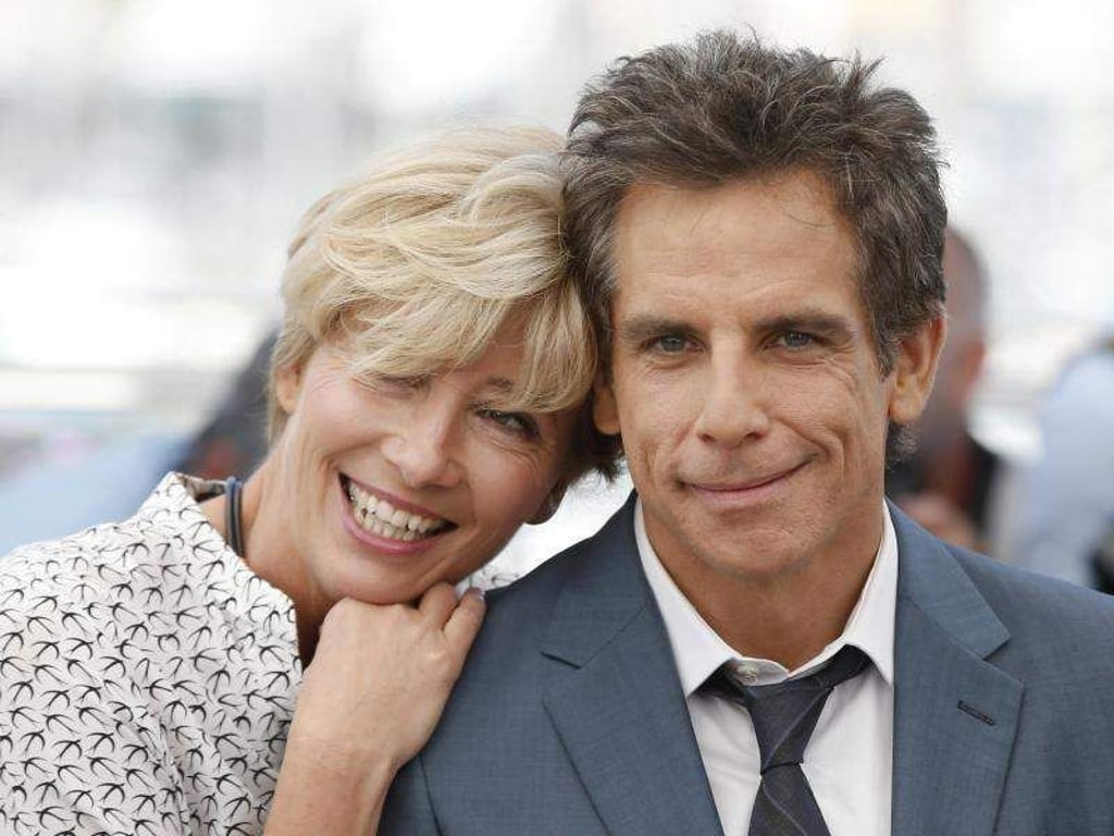 Emma Thompson und Ben Stiller ganz eng in Cannes. Foto: Alastair Grant