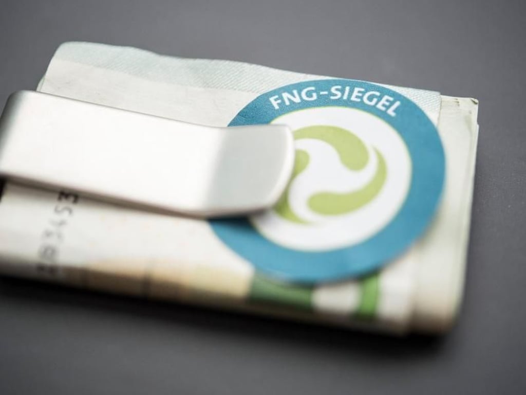 Das Forum Nachhaltige Geldanlagen (FNG) hat ein Siegel für nachhaltige Fonds entwickelt. Verbraucher sollen so schneller erkennen können, dass ein Finanzprodukt bestimmte Kriterien erfüllt. Foto: Robert Günther