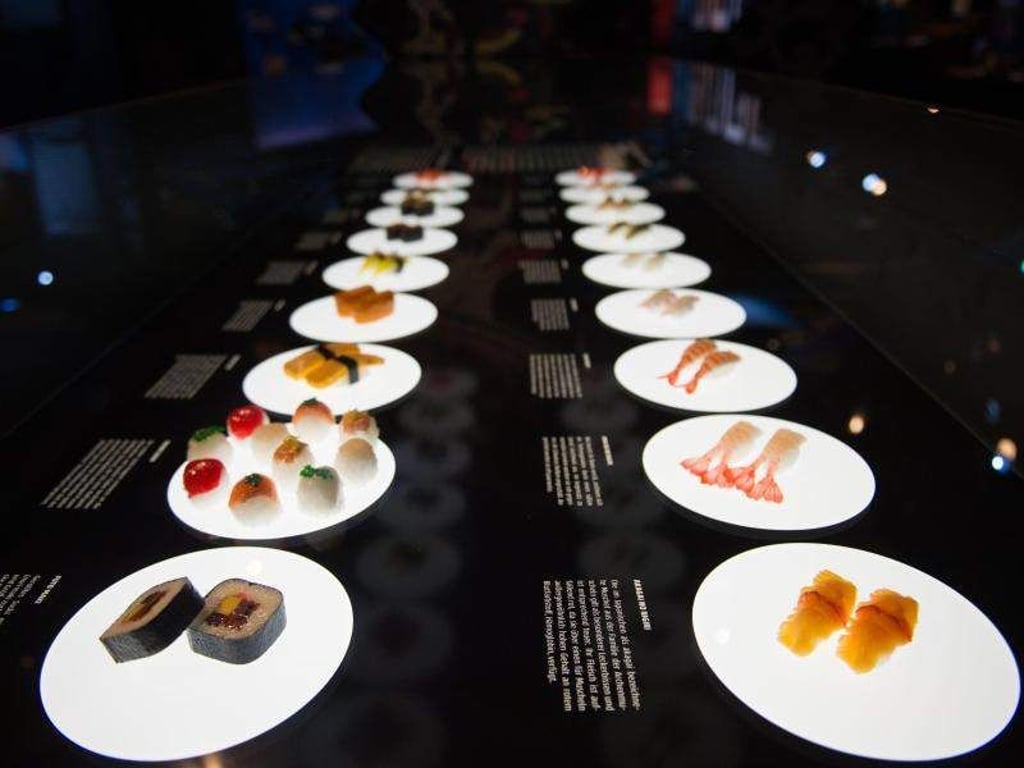 Ausstellung über die japanische Esskultur. Foto: Lino Mirgeler