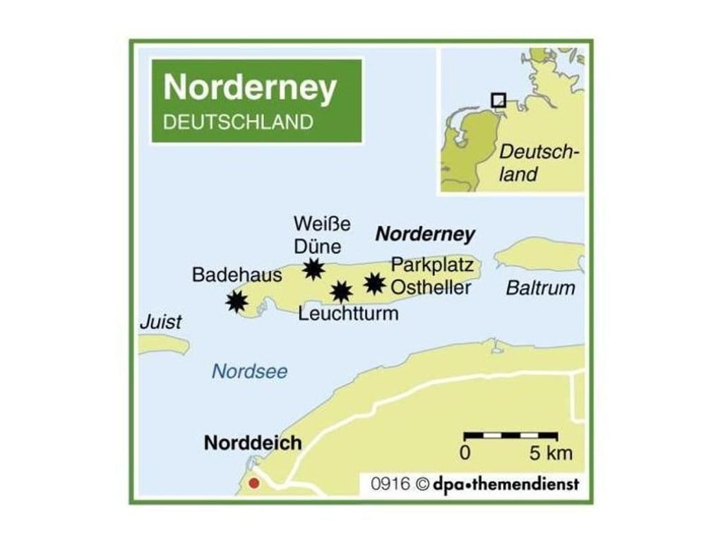 Auf Norderney können Urlauber einiges erleben. Foto: dpa-infografik GmbH