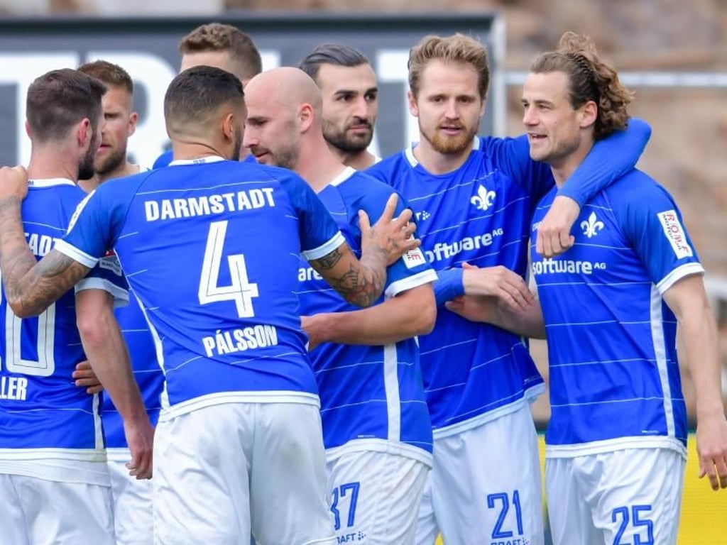 Darmstadt 98 hat sich mit 2:1 gegen den 1. FC Union Berlin durchgesetzt. Foto: Uwe Anspach
