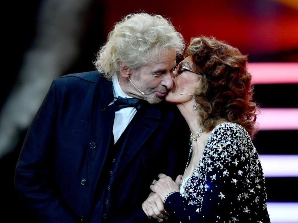 Thomas Gottschalk und Sophia Loren eroberten mit ihrem Auftritt die Herzen der Zuschauer. Foto: Soeren Stache
