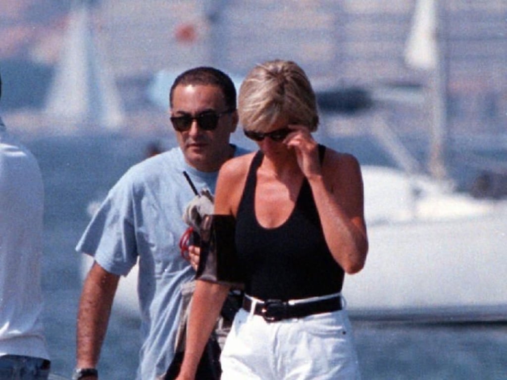 Prinzessin Diana und ihr Freund Dodi Al-Fayed in St. Tropez (1997). Foto: Patrick Bar