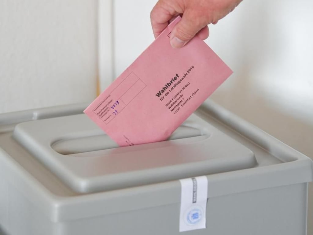 Am Sonntag wird in Brandenburg und Sachsen ein neues Parlament gewählt. Foto: Patrick Pleul