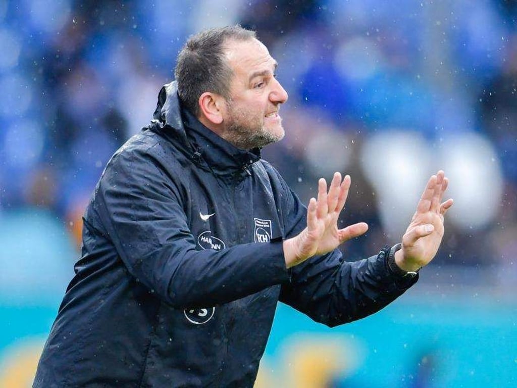 Arbeitet seit 2007 beim 1. FC Heidenheim: Trainer Frank Schmidt. Foto: Uwe Anspach