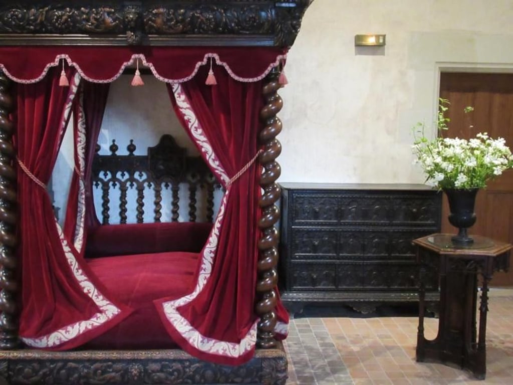 Das Sterbebett des Universalkünstlers Leonardo da Vinci im Schloss Clos Lucé. Foto: Sabine Glaubitz