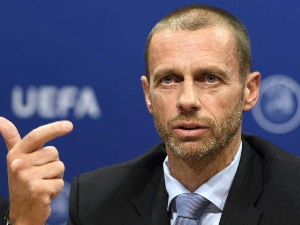 Der DFB unterstützt den UEFA-Präsidenten Aleksander Ceferin. Foto: Laurent Gillieron/KEYSTONE
