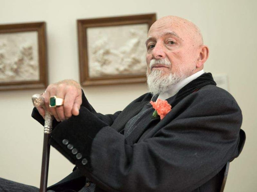 Markus Lüpertz in Berlins Bode-Museum. Foto: Jörg Carstensen
