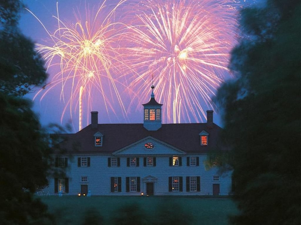 Mount Vernon ist das alte Anwesen der Washingtons - dort feierte die Familie ausschweifende Weihnachtspartys. Foto: George Washington's Mount Vernon
