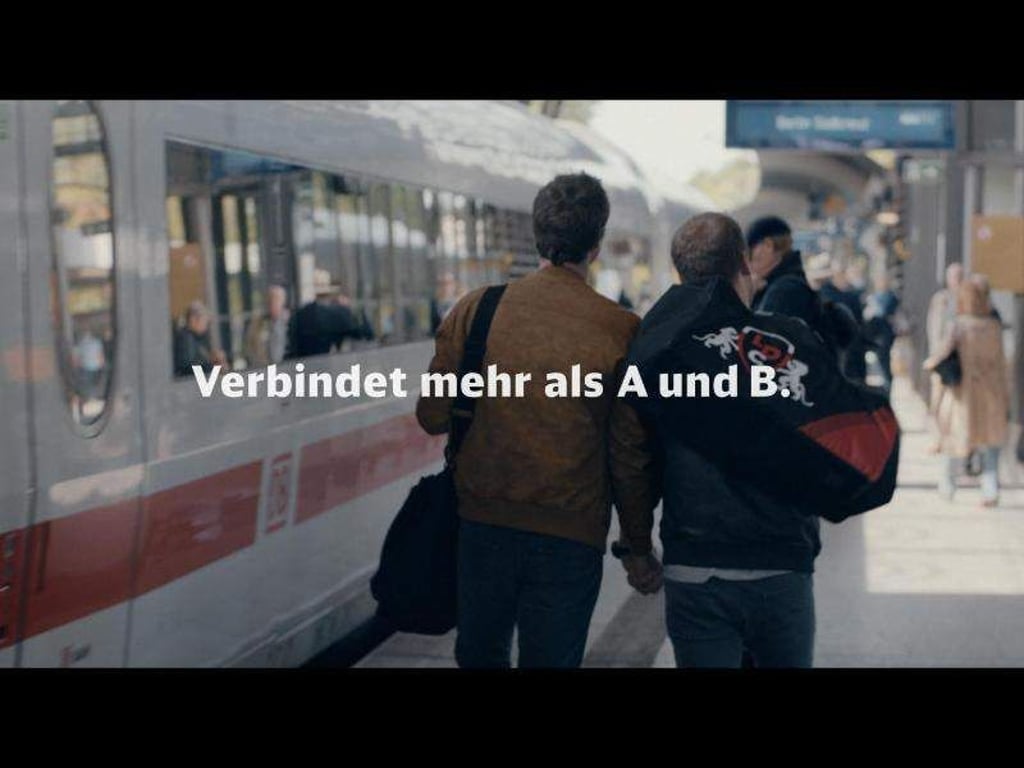 Video-Standbild aus dem neuen Werbe-Spot der Deutschen Bahn. Foto: Deutsche Bahn AG