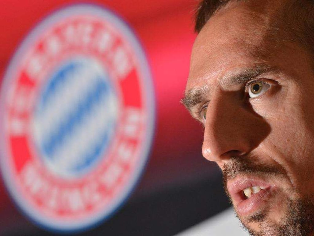 Sorgte mit einem Goldsteak für Diskussion: Bayern-Star Franck Ribéry. Foto: Peter Kneffel
