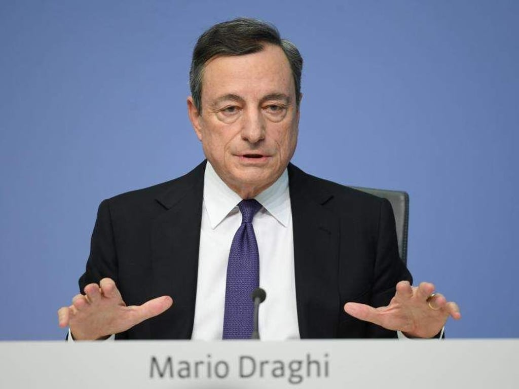 EZB-Präsident Mario Draghi hatte wiederholt bekräftigt, dass die Zinsen bis «mindestens über den Sommer 2019» auf dem aktuellen Niveau bleiben werden. Foto: Arne Dedert