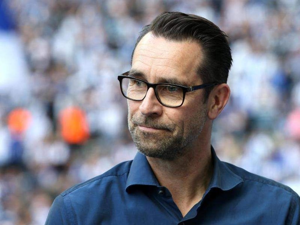 Schaut dem Bundesliga-Start beim FC Bayern optimistisch entgegen: Hertha-Manager Michael Preetz. Foto: Andreas Gora