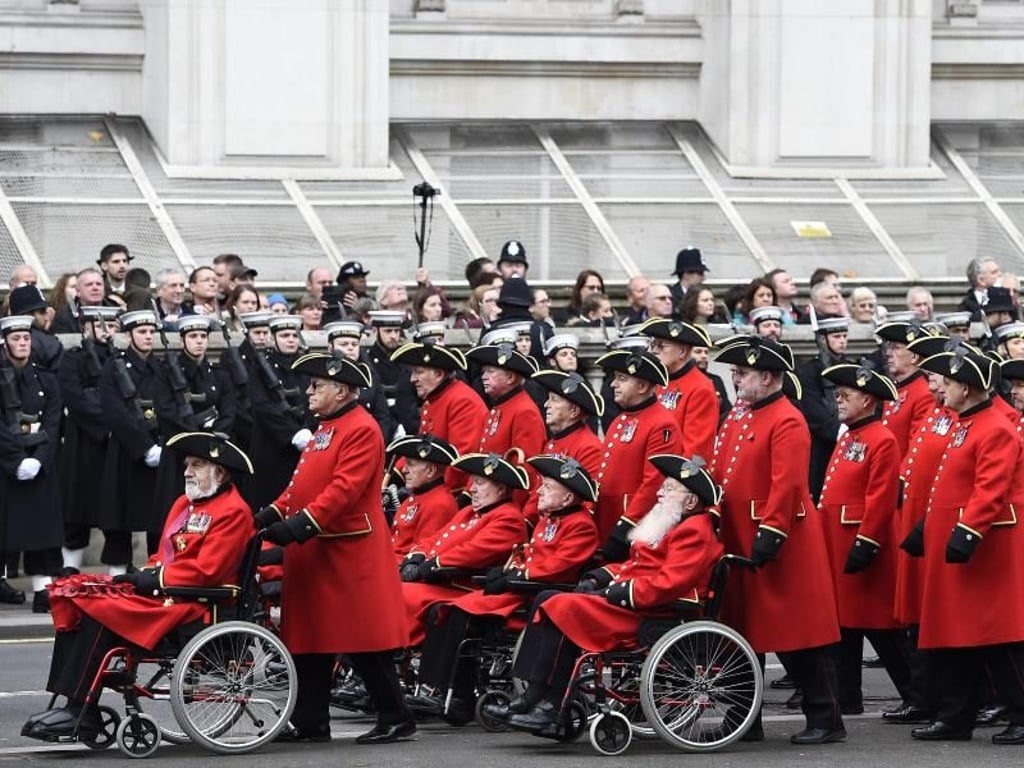Die Parade der Veteranen. Foto: Facundo Arrizabalaga