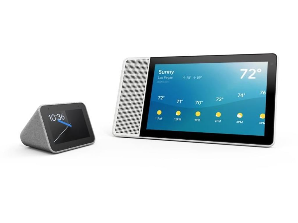 Lenovos Smart Clock ist mit Googles Sprachassistent ausgerüstet. Foto: Lenovo