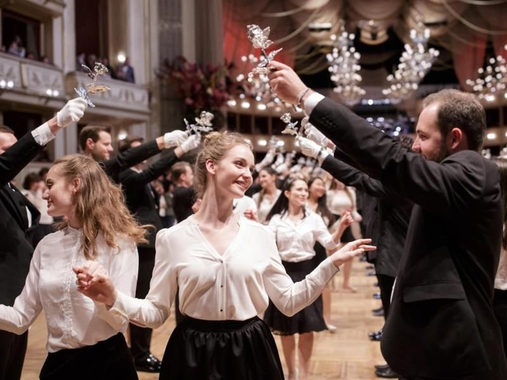 Generalprobe zum Opernball in der Wiener Staatsoper. Foto: Georg Hochmuth