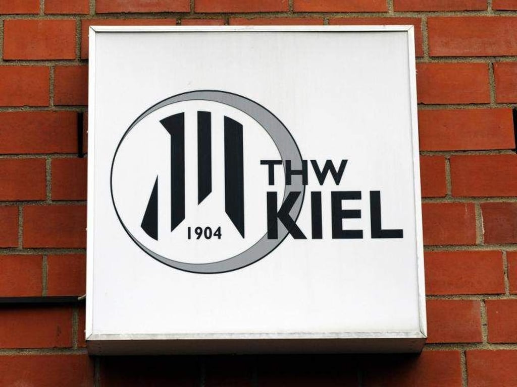 Das Logo des THW Kiel. Der deutsche Handball-Rekormeister hat eine Wildcard für die Vereins-WM Super Globe erhalten. Foto: Maurizio Gambarini
