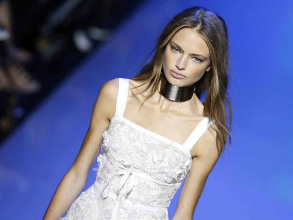 Wo bleibt die Linie? Entwurf von Elie Saab in Paris. Foto: Ian Langsdon