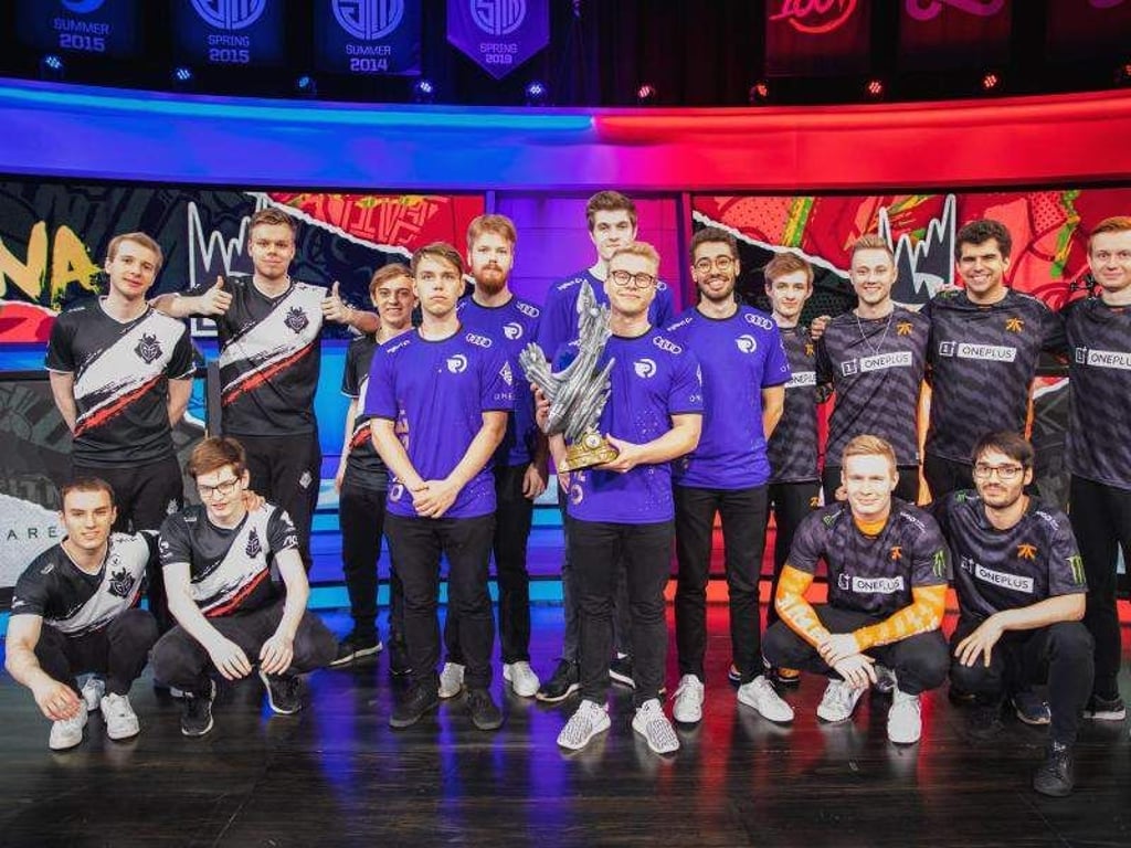 G2 Esports, Origen und Fnatic (v.l.) haben die Rift Rivals 2019 gewonnen. Foto: Riot Games