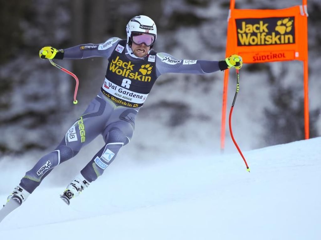 Gewann den Abfahrtslauf in Gröden: Der Norweger Aleksander Aamodt Kilde. Foto: Marco Trovati/AP