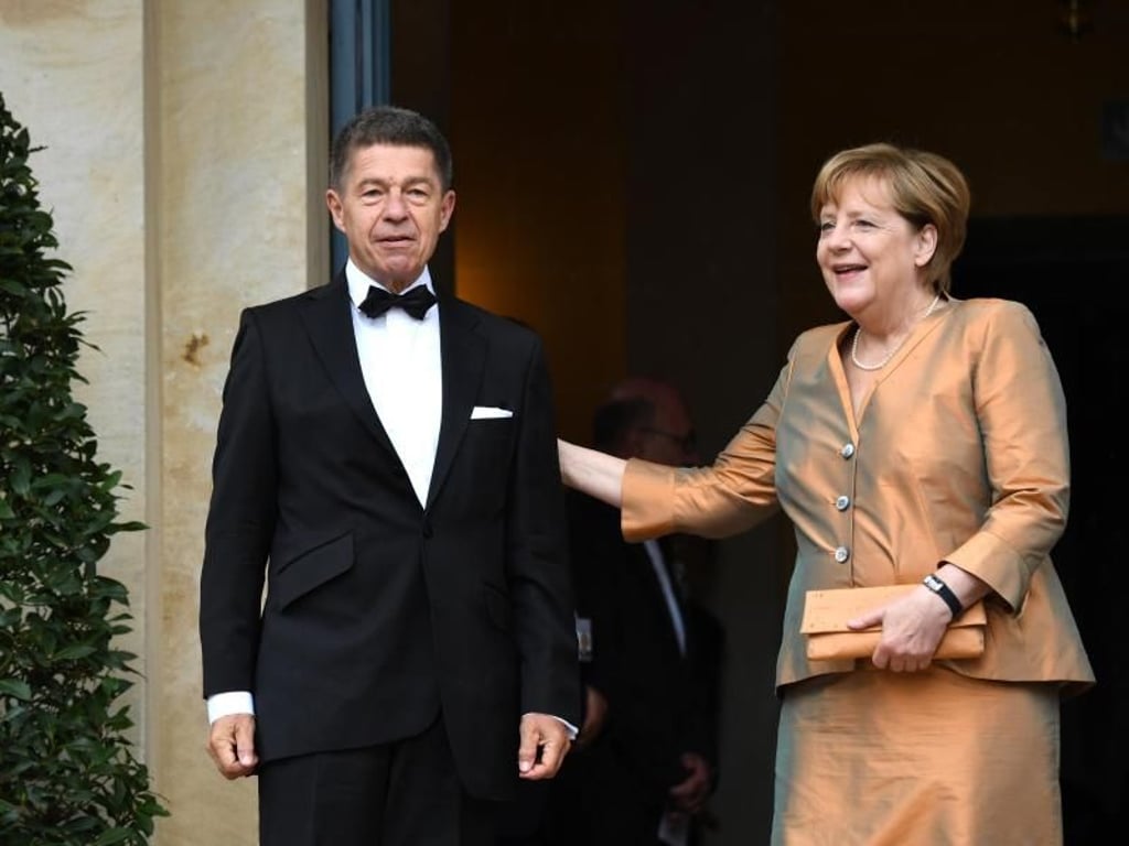 Bundeskanzlerin Angela Merkel und ihr Mann Joachim Sauer in Bayreuth bei der Eröffnung der Bayreuther Festspiele. Foto: Tobias Hase