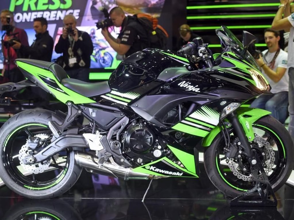 Grün bleibt die Farbe von Kawasaki: Die Japaner zeigen auf der Intermot in Köln die Ninja 650.
Foto: Henning Kaiser