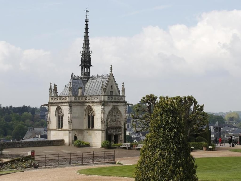 Die Kapelle von Saint-Hubert, die das Grab von Leonardo Da Vinci beherbergt. Foto: Philippe Wojazer/Pool Reuters/AP