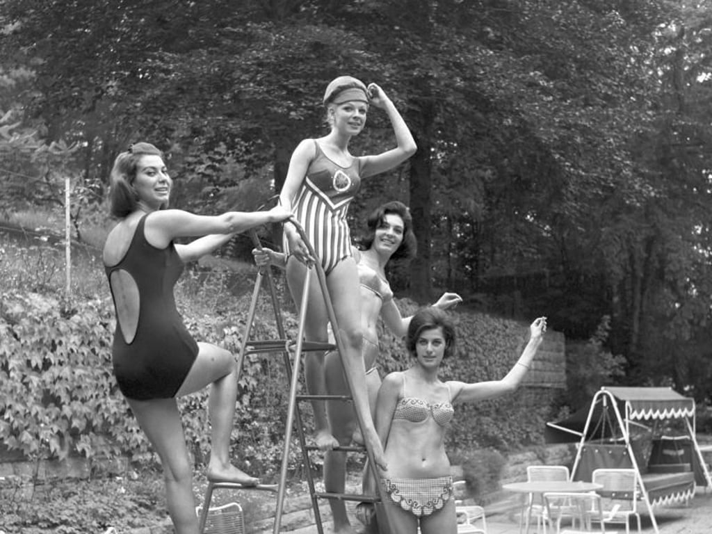 Bademode für die Badesaison 1964. Foto: Harry Flesch
