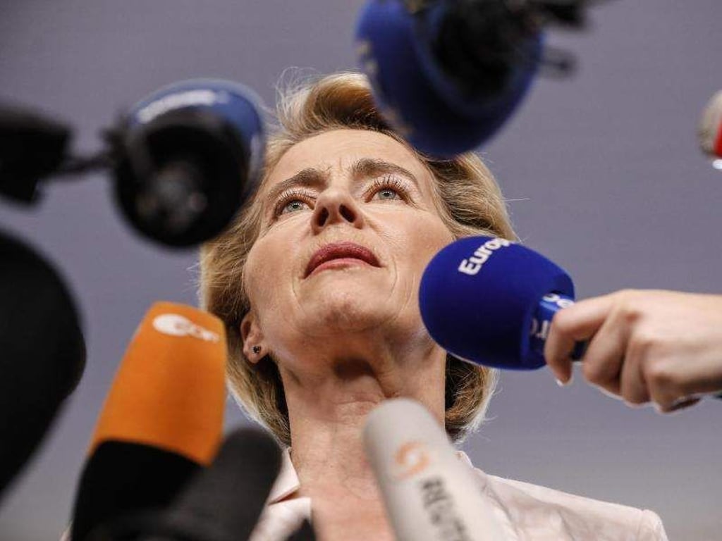 Der Streit um die Nominierung von Ursula von der Leyen (CDU) für den Spitzenposten als Präsidentin der Europäischen Kommission belastet die große Koalition in Berlin. Foto: Jean-Francois Badias/AP/dpa